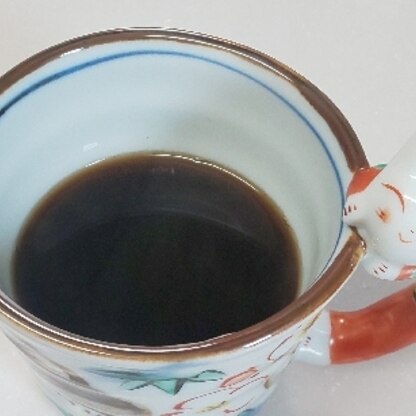 umauma555さん、こんばんは☆レポありがとうございます♡焼酎とコーヒー好きの主人に淹れました☆おいしくいただけたようです！レシピありがとうございます♡